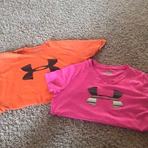 girls medium underarmour top